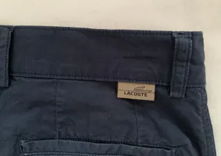 Pantalón Chino Lacoste Azul Marino Talla 32 US