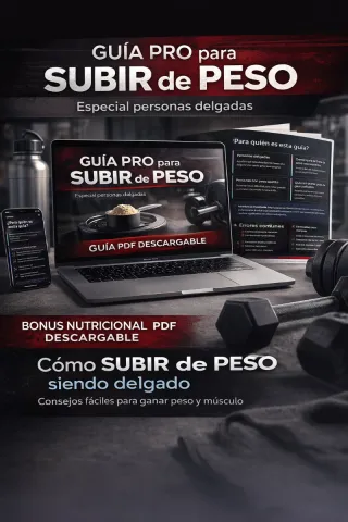 Sube de peso siendo Delgado Guía PRO PDF
