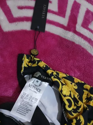 Conjunto Versace Negro y Dorado