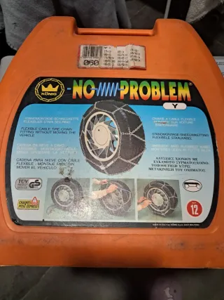 Rebajas: cadenas para nieve muy bien cuidadas