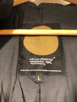 Parka Loreak Mendian Talla L Negra