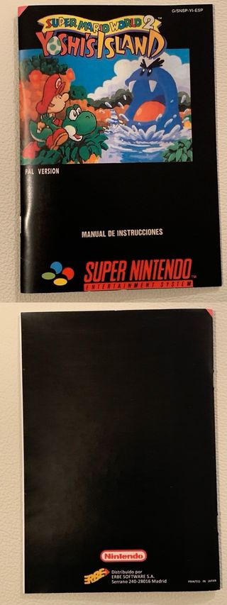 Super Mario World 2 Yoshi's Island SNES PAL -leer-