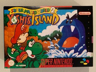 Super Mario World 2 Yoshi's Island SNES PAL -leer-