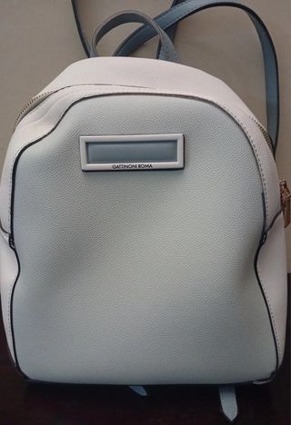 Zaino Gattinoni Roma bianco e azzurro