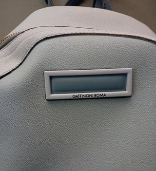 Zaino Gattinoni Roma bianco e azzurro