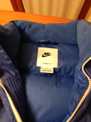 Chaleco plumas Nike azul oscuro