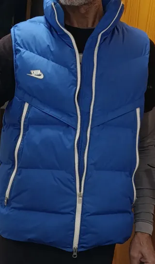 Chaleco plumas Nike azul oscuro