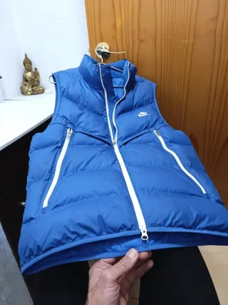 Chaleco plumas Nike azul oscuro