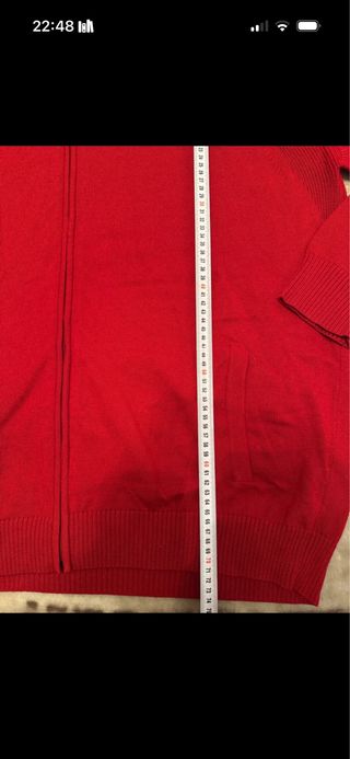 Cárdigan Rojo Talla 56