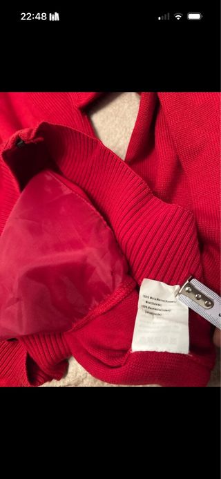 Cárdigan Rojo Talla 56