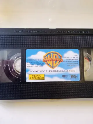 VHS Scooby-Doo! Le indagini sulla neve
