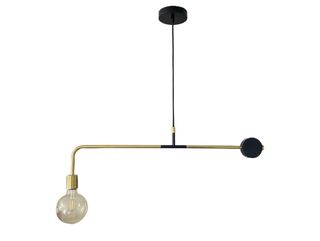 Lámpara de techo diseño metal y mármol