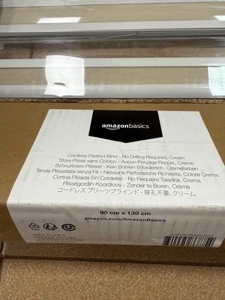 3 Cortinas Plisadas sin ataladrar nuevas 90x130 cm