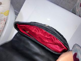 Bolso Love Moschino Negro Acolchado