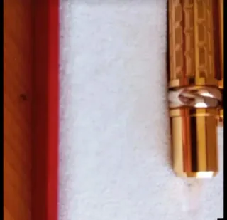 Bolígrafo Cartier Bañado en Oro