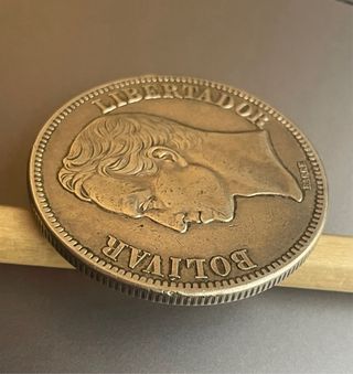 5 Bolívares; Venezuela 1935. Moneda circulante