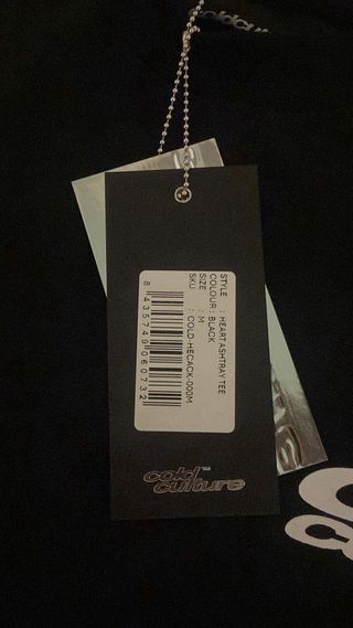 Camiseta Cold Culture Negra Talla M