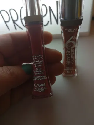 Lote 2 Brillos Labial L'Oréal Glam Shine