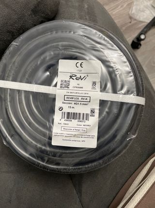 Cable Eléctrico Revi RV-K 4G1.5mm 15m Negro