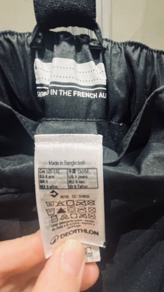 Pantalón de esquí para niño Talla 8