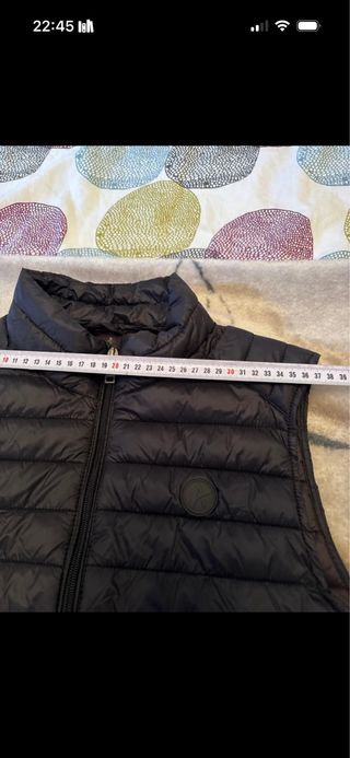 Chaleco acolchado negro talla XS