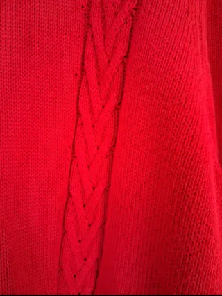 Jersey cuello Perkins rojo