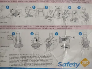 Mochila portabebés Safety 1st azul