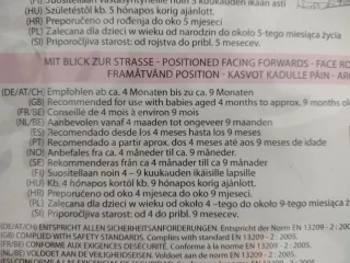 Mochila portabebés Safety 1st azul