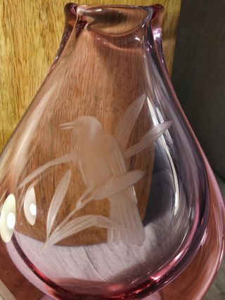 Jarrón Vidrio Artístico