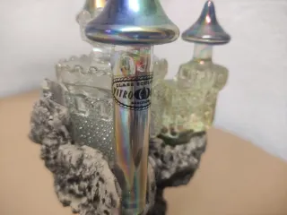 Escultura Castillo Vidrio Multicolor