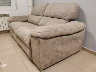Sofá 3 plazas reclinable eléctrico con arcón
