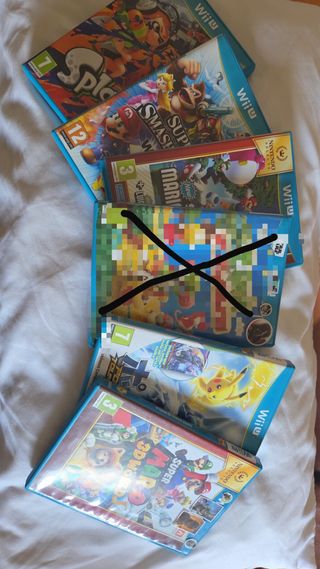 Pack 5 Juegos Wii U: Mario, Splatoon, Smash Bros