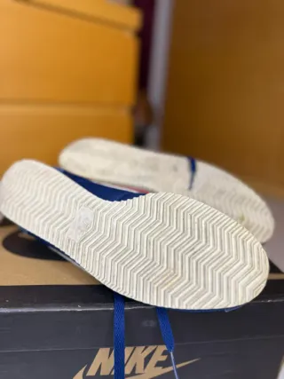 Zapatillas Nike Cortez Azul y Blanco