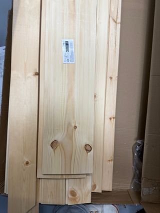 Puerta corredera madera mas kit de accesorios