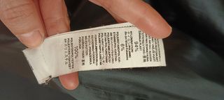 Gabardina negra zara