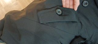 Gabardina negra zara