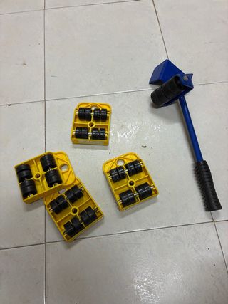 Set transporte de muebles con palanca – Lote carri