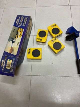 Set transporte de muebles con palanca – Lote carri