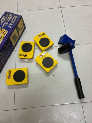 Set transporte de muebles con palanca – Lote carri