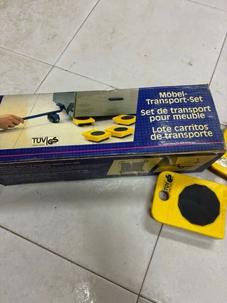 Set transporte de muebles con palanca – Lote carri