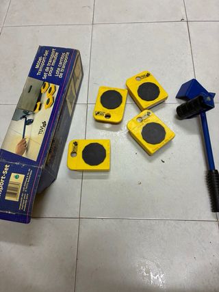 Set transporte de muebles con palanca – Lote carri
