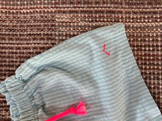 Shorts Nanos a righe verdi con laccetti