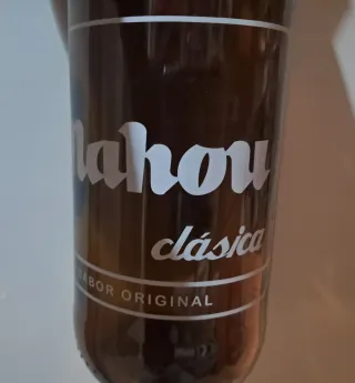 3 Bottiglie Vuote Mahou 1L Edizione Limitata (casco)