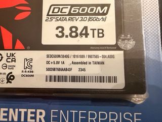 Lote 2 SSD Kingston 3.84TB DC600M Nuevos en caja