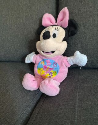 Peluche Minnie Disney Rosa ABC 123