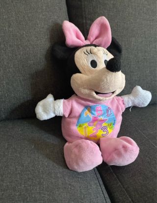 Peluche Minnie Disney Rosa ABC 123