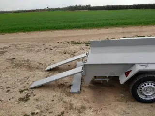 Pareja de rampas para remolque plataform