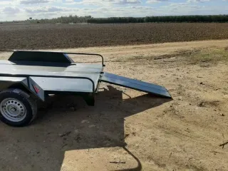 Pareja de rampas para remolque plataform