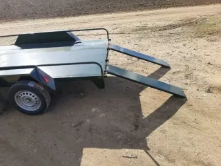 Pareja de rampas para remolque plataform