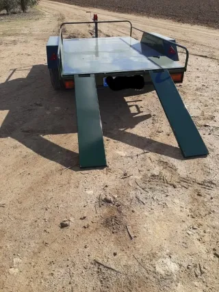 Pareja de rampas para remolque plataform